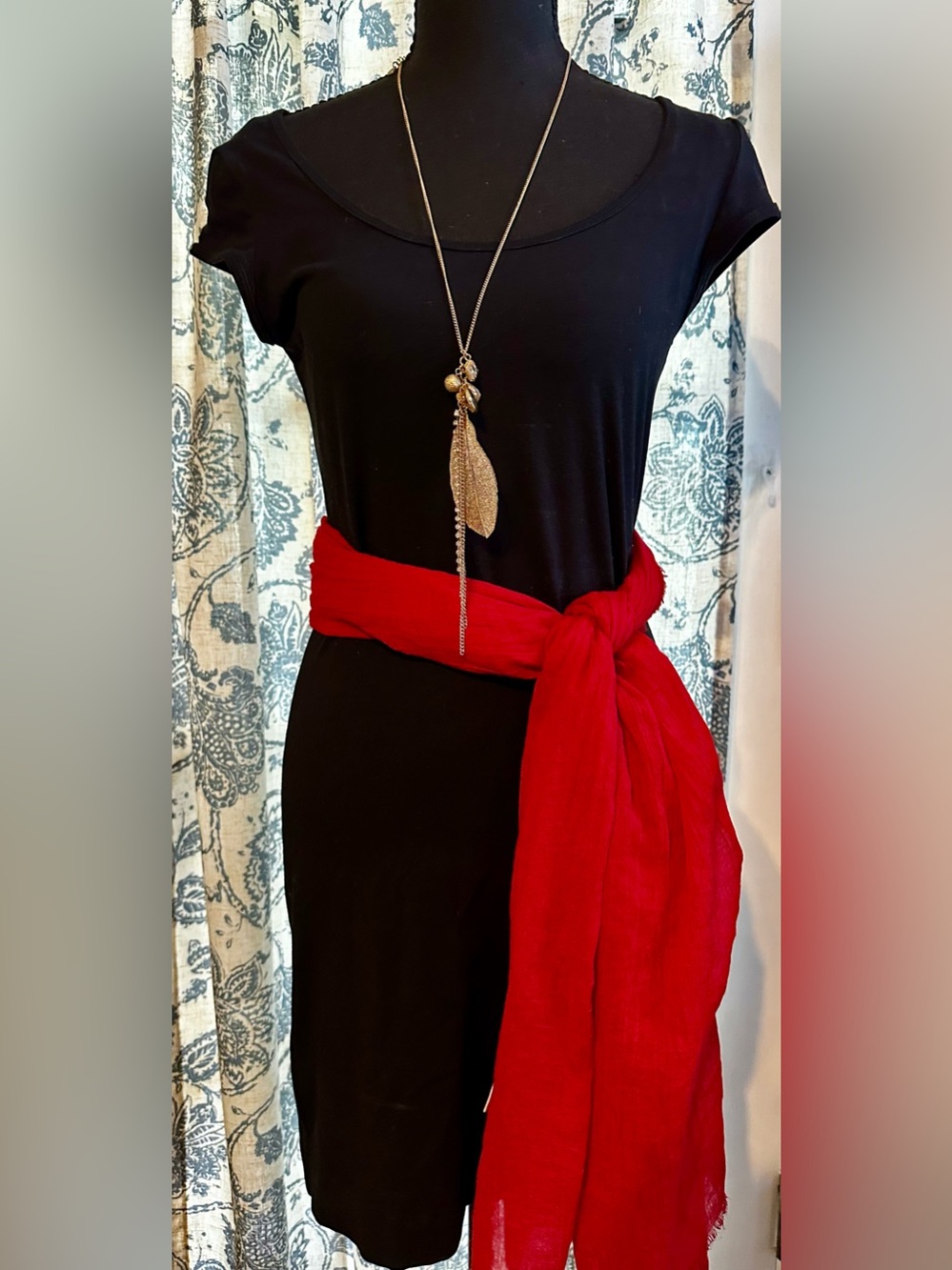 H&M Black Midi Dress